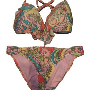 O'rageous Bikini 2 Piece Swimsuit || Large EUC